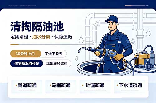 平顶山清掏隔油池